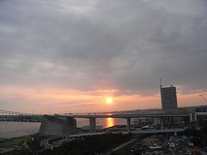 明石海峡大橋の夕日.jpg